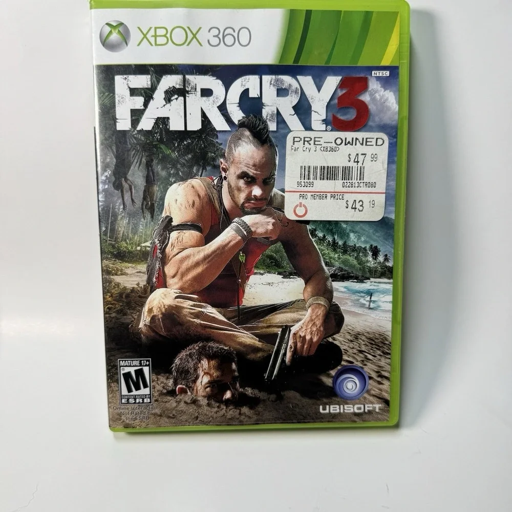 Far Cry 3 & 4 Bundle (Microsoft Xbox 360, 2012) Tested Working